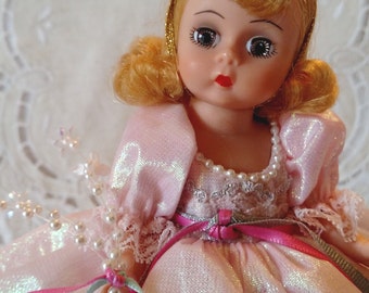 Storyland "Glinda the Good Witch" Wizard of Oz 8" Madame Alexander Doll #473, Restrung with Box & Wrist Tag
