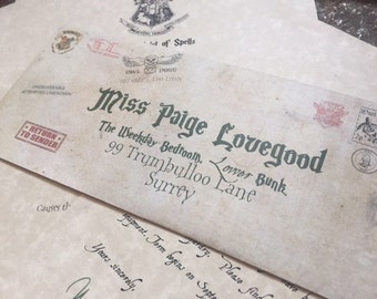Lost Owl Acceptance Letter