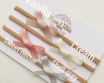 Baby headbands, petersham bow headband baby bow baby headbands