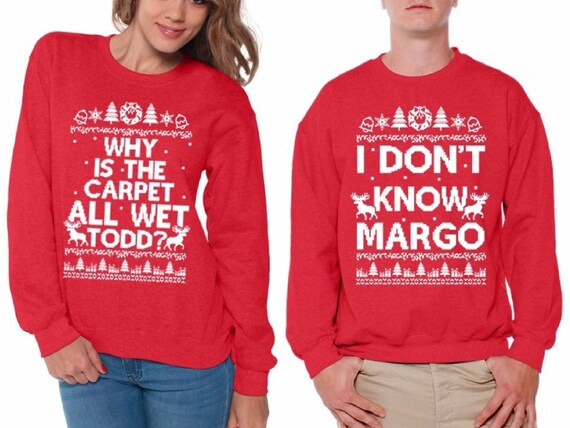 christmas vacation todd and margo sweaters