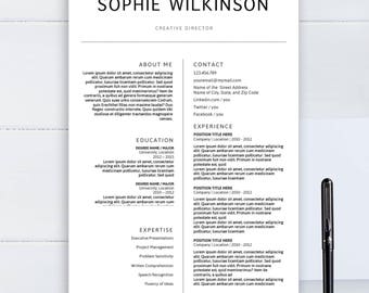 minimalist resume template clean cv template for word two pages resume professional resume modern resume resume instant download - Minimalist Resume Template minimalist resume template clean cv template for word two pages resume professional resume modern resume resume instant download - Minimalist Resume Template