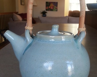 Handmade Celadon Teapot, Pottery Teapot, Stoneware Teapot, Handmade Pottery Teapot, teapot, Ceramic Teapot
