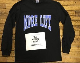 More Life Black Long Sleeve Shirt : The Boy Meets World Tour Revenge Merch
