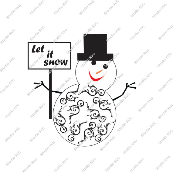 let it snow hat
