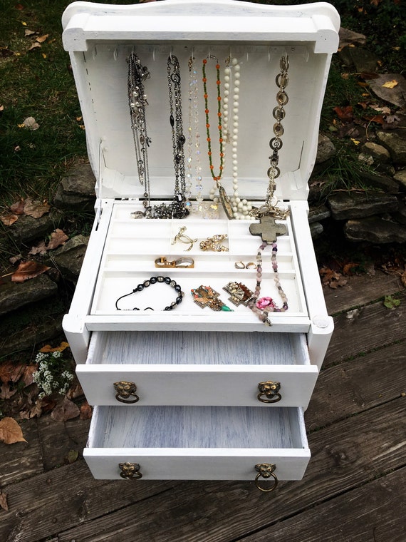 Antique Nightstand/ Jewelry Organizer Free Shipping