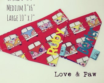 Dog Bandana personalised 3 sizes