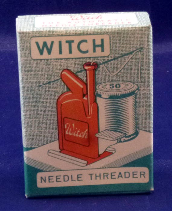 Vintage Western Germany Witch Needle Threader Kit 1950s