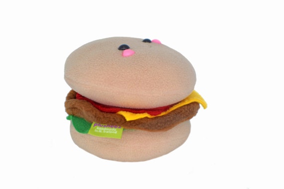 giant hamburger plush