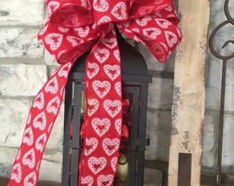 Valentine Wired Ribbon Bow