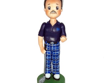 Golfer Cake Topper. Golfer Dad. Golf Player. Gifts for Boss. Custom Cake Topper. 40th Birthday. Sports. Keepsake. Unique and Personalized.