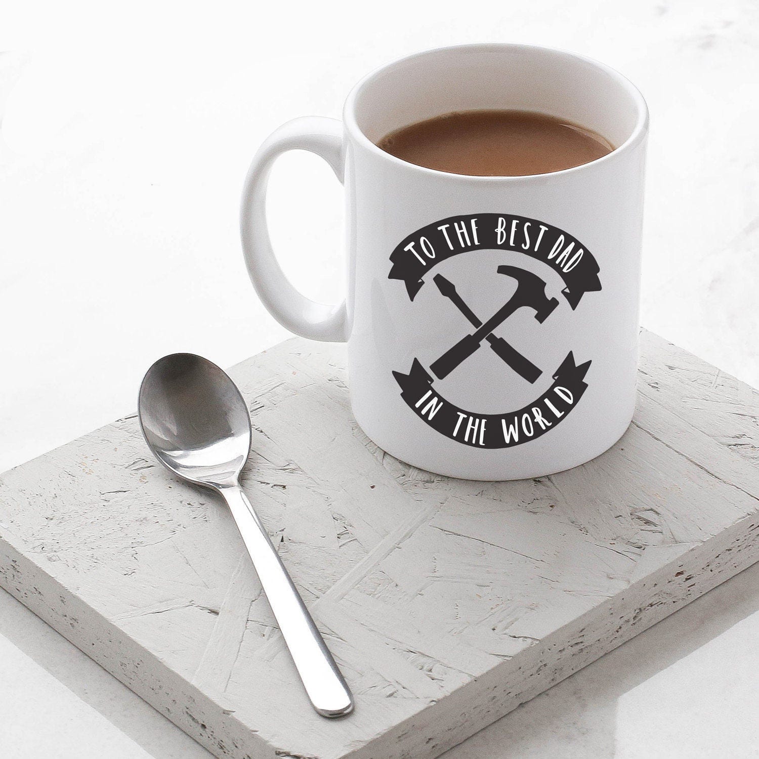 DIY Dad Mug Stylish Ceramic Mug for Dad Father's Day