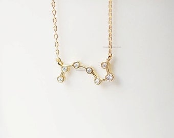 Big Dipper Necklace, BigDipper necklace, Constellation Necklace, seven Stars Necklace, Plough Necklace, wedding, bridesmaid, birthday gifts