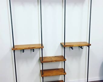 Retail Clothing Display With Shelves Industrial Retail Clothing Display With Shelves Industrial