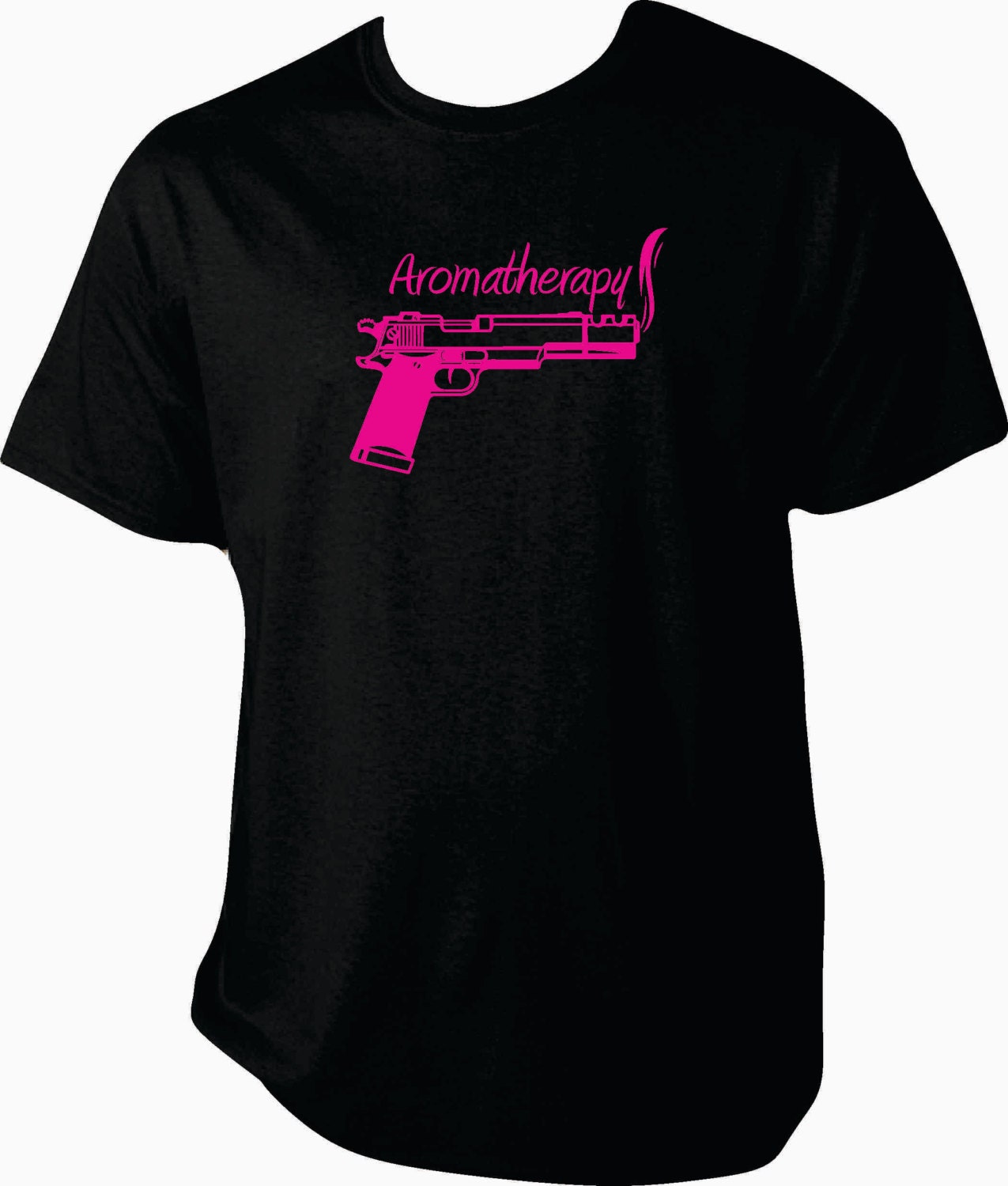 aromatherapy gun t shirt