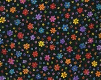 Laurel Burch Fanciful Felines OOP Fabric #90347-1