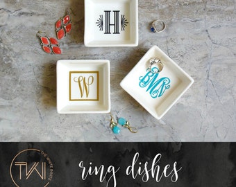 Engagement Ring Dish - Jewelry Dish - Bride Engagement Gifts for Her - Bride to Be Gift - Bride Gift