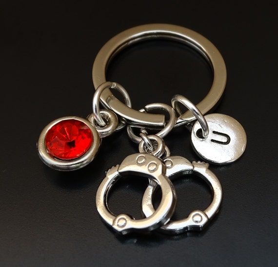 Handcuff Keychain Custom Keychain Custom Key Ring Handcuff