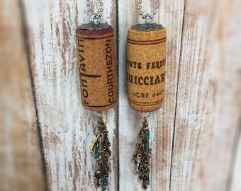 Wine cork jewelry | Etsy