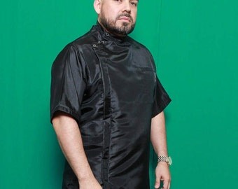 Retro Barber Smock - Vintage Barber Smock - Retro Stylist Jacket
