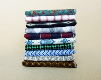 Mens Handkerchief Set Faded Tattoo Men EDC Hank Flannel Soft 100% Cotton Hankerchief Eco Tissue Paperless Fathers Day Gift for Men Hankies