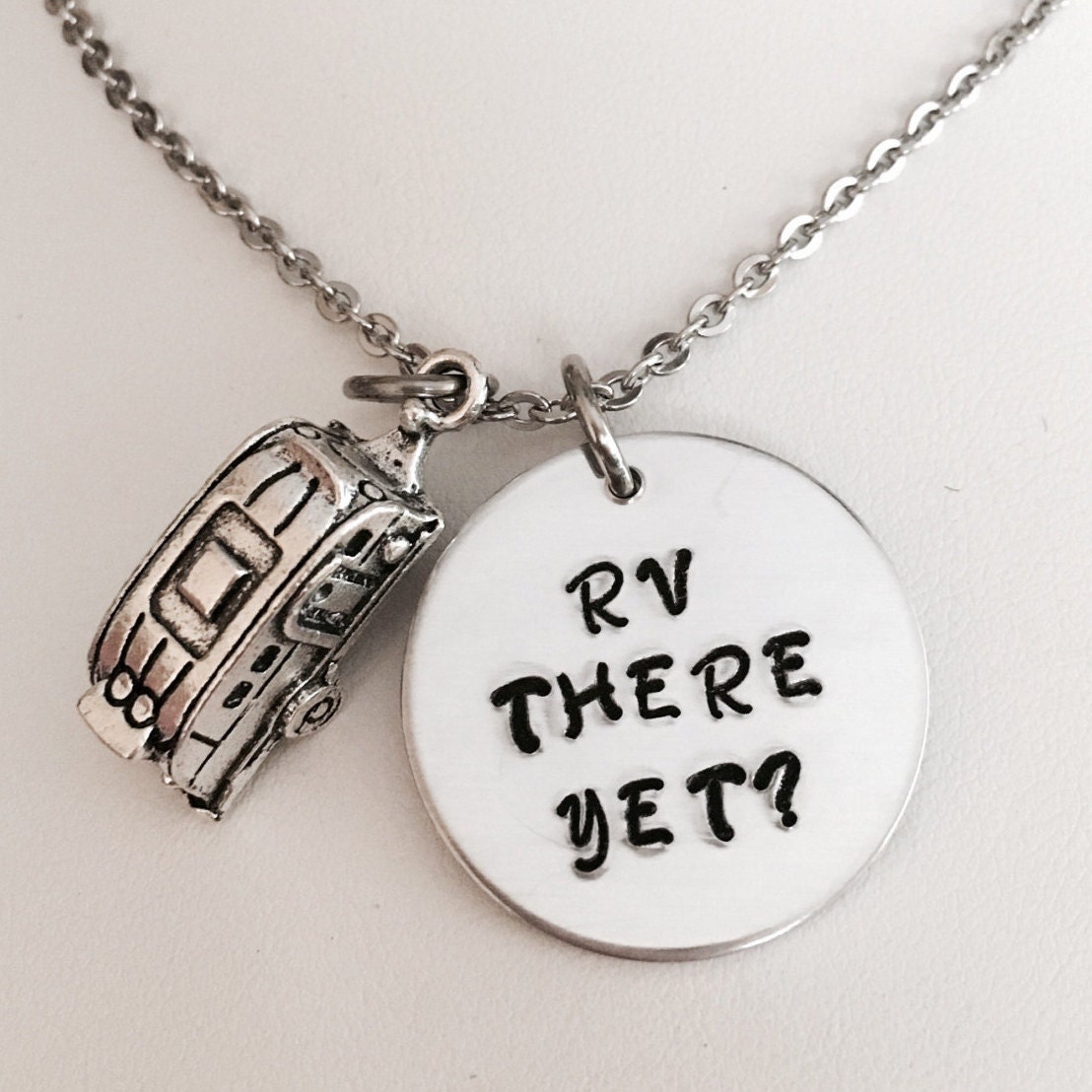 Camping necklace RV there yet rv necklace travelers