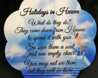 The Empty Chair, Holidays in Heaven, Free Shipping