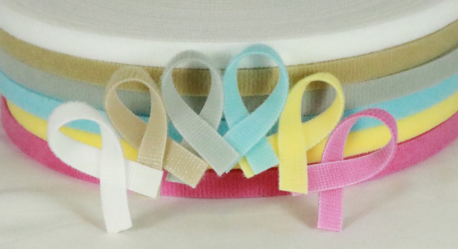 Ultra thin VELCRO® brand hook and loop tape 5 yards any color 3/8