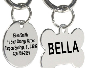 Stainless Steel Personalized Pet ID Tags