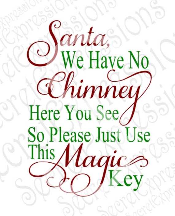 Santa Key Svg