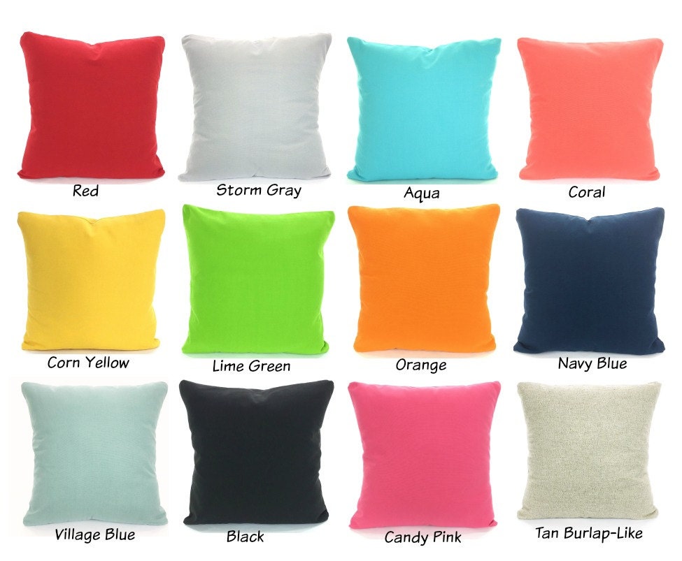 Solid Color Pillow Covers Cushions Decorative Throw Pillows