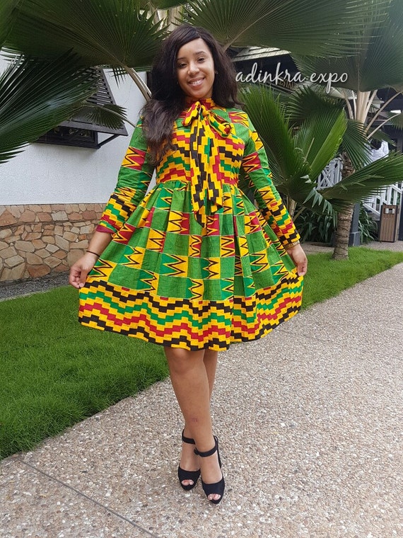 Ola Classic Dress/ African dress / wax print