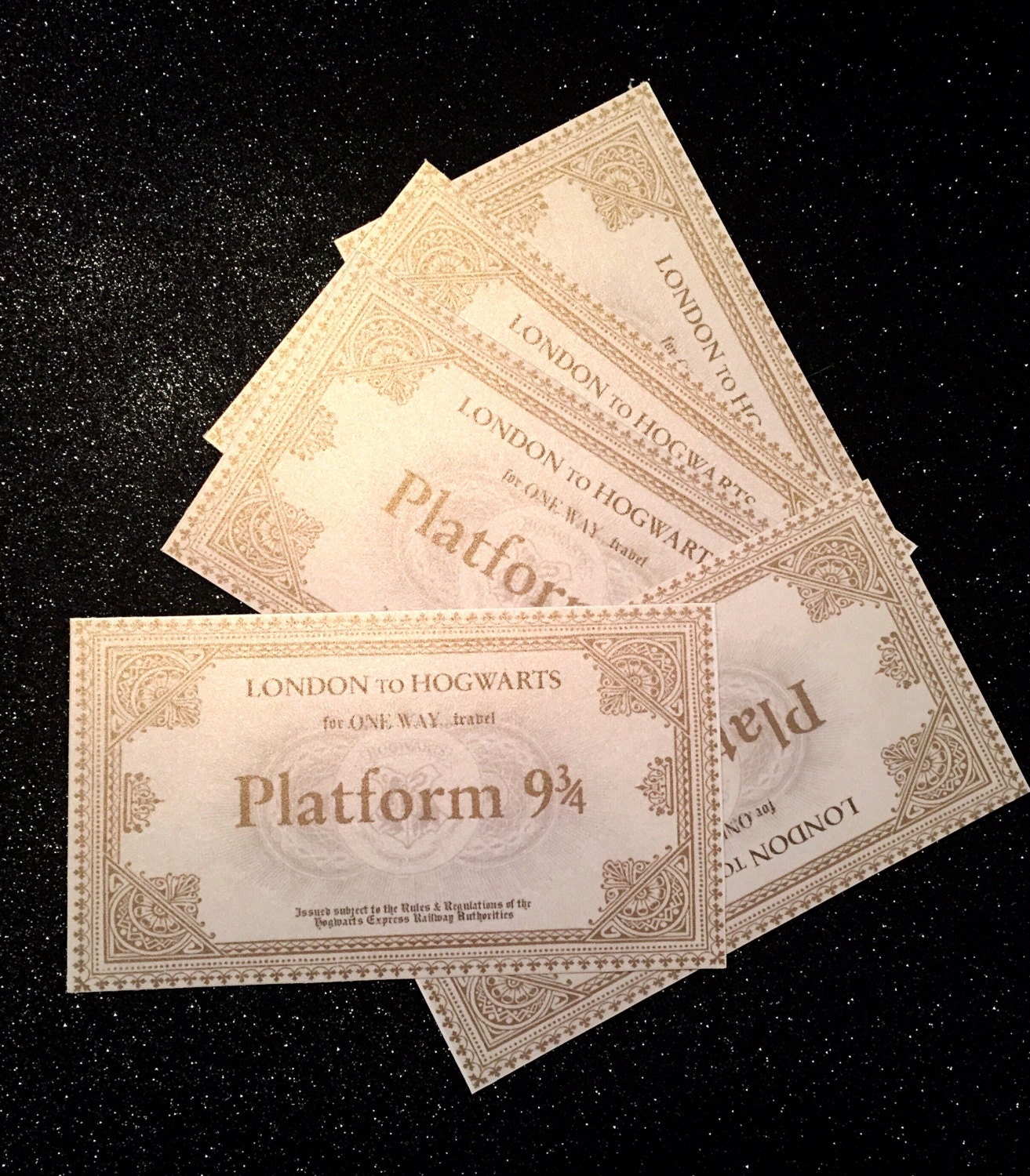 Harry Potter Hogwarts Express ticket Hogwarts Express Set