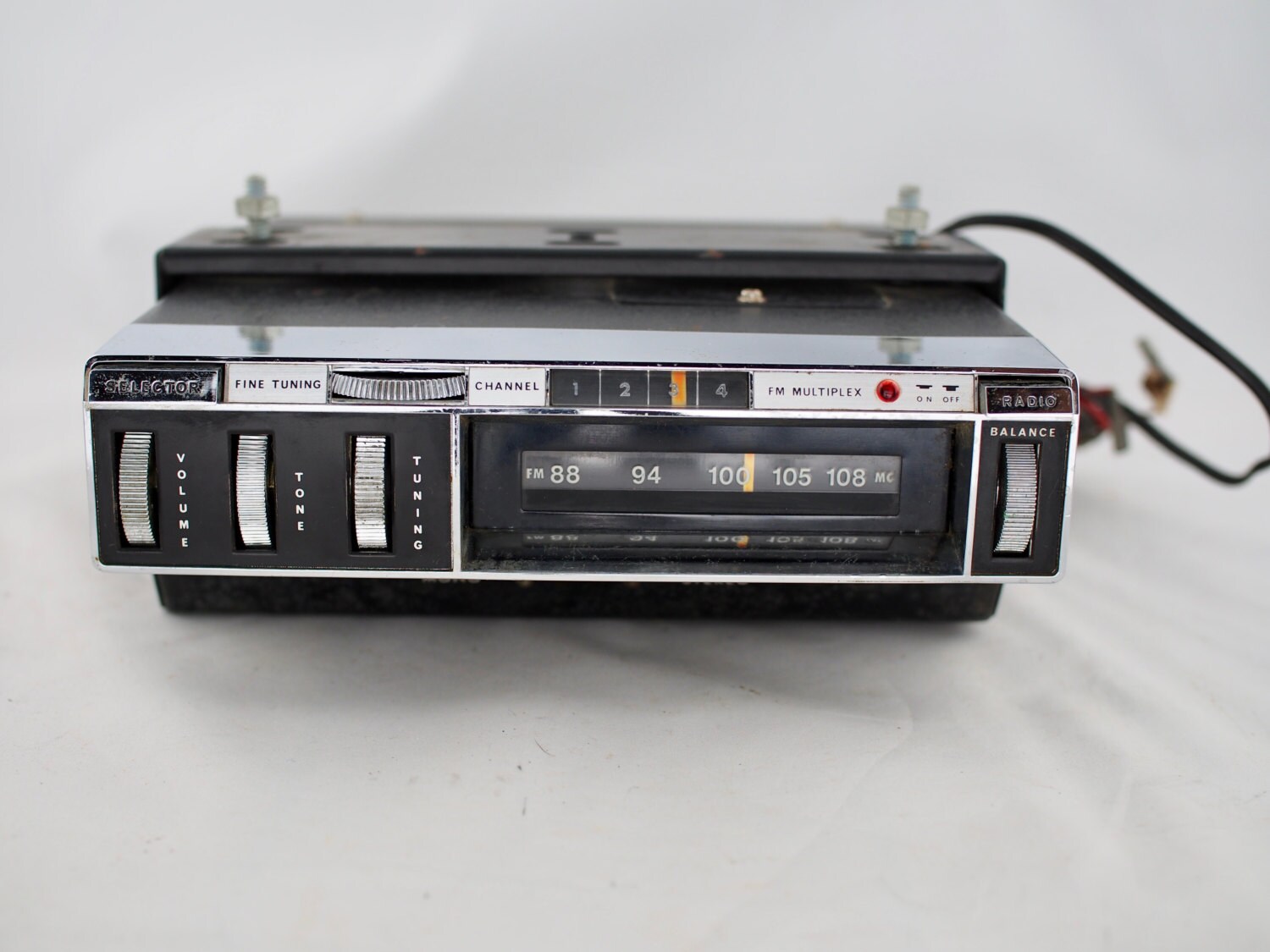 Vintage Car Radio with 8 track player Mono Stereo