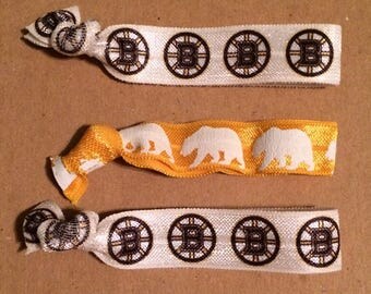 Boston Bruins Elastic Hair Ties