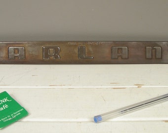 Vintage Garland Stove Company Trademark Industrial Kitchen Stove Nameplate