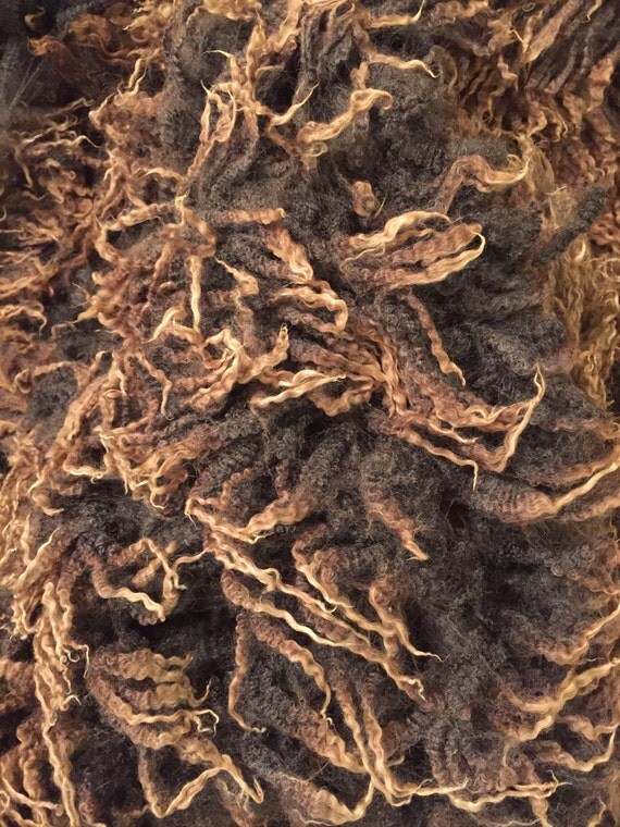 Raw Lamb's Wool Coopworth Fleece Natural Colored