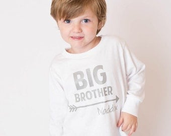 Big Brother Shirt – Toddler Shirt - Personalized Toddler Shirt - Personalized Big Brother Shirt– Toddler Tee - Sibling Shirt - Big Bro Tee