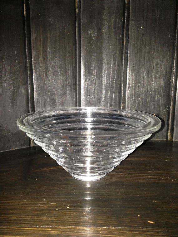 Glass Lamp Shade Replacement Conical 7/clear glass