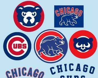 Chicago Cubs Logo SVG Chicago Cubs Clipart Chicago Cubs cut file, chicago cubs logo for cricut, silhouette cameo