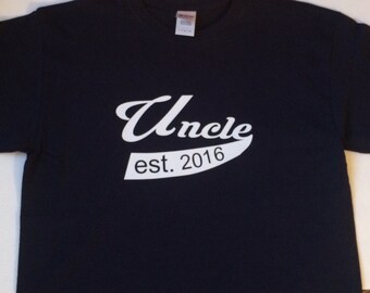 New uncle shirt - best uncle ever - gift for uncle - pregnancy announcement - baby announcement - funcle shirt - new baby