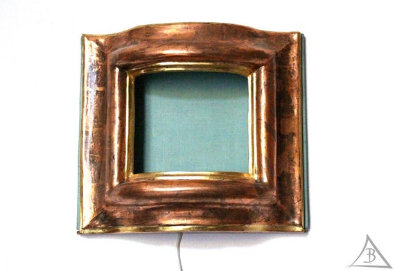 Lampada da muro artigianale applique colore di artenricabarozzi Applique da muro color oro