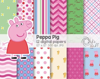 Peppa pig printable | Etsy