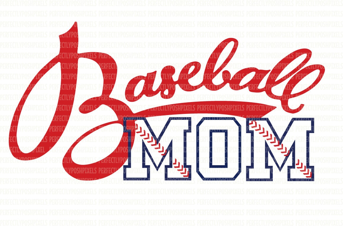 Download Baseball Mom SVG Baseball Player Sports Digital File DXF EPS