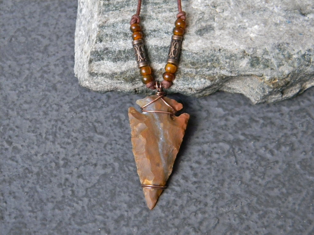 Arrowhead Necklace Native American Jewelry Boho