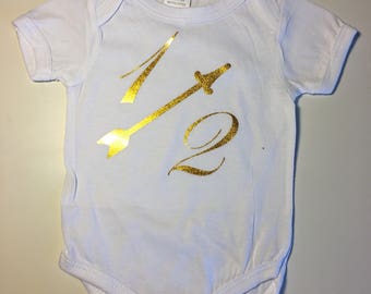 Half Birthday Onesie