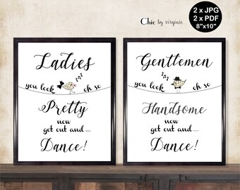 Bathroom Signs Pdf pdf wedding signs | etsy Bathroom Signs Pdf pdf wedding signs | etsy
