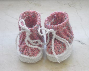 Baby shoes - babybooties - baby shoes - push - first shoes - handmade 8.5 cm SL