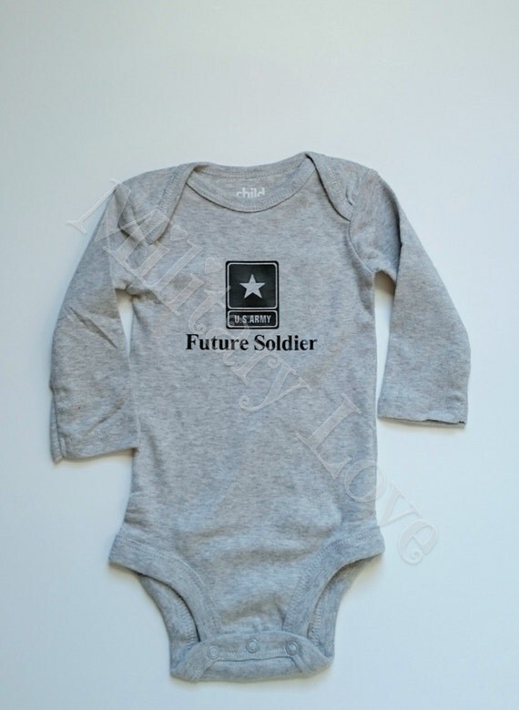 Army Baby Onesie Future Soldier Baby Onesie Army Baby
