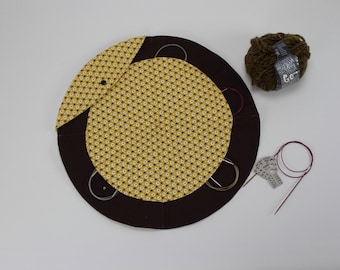 Knitting needle bag needle, circular knitting needles, needle-Organizer, it's round, knitting needle case circular needles