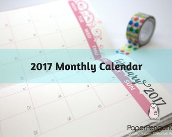 Midori Insert 2017 Monthly Calendar Regular A5 B6 Wide A6 Personal Pocket FN Passport 12 Month Colorful Kraft Brown MTN Travelers Notebook